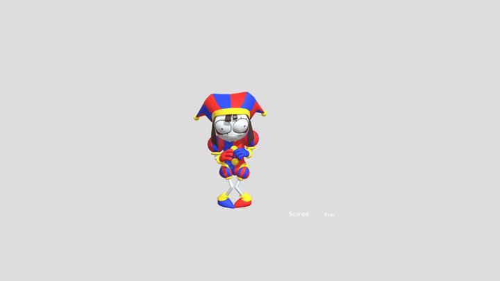 Pomni from The Amazing Digital Circus 3D Model