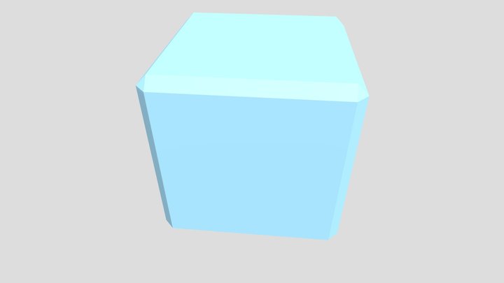 BlueCube 3D Model
