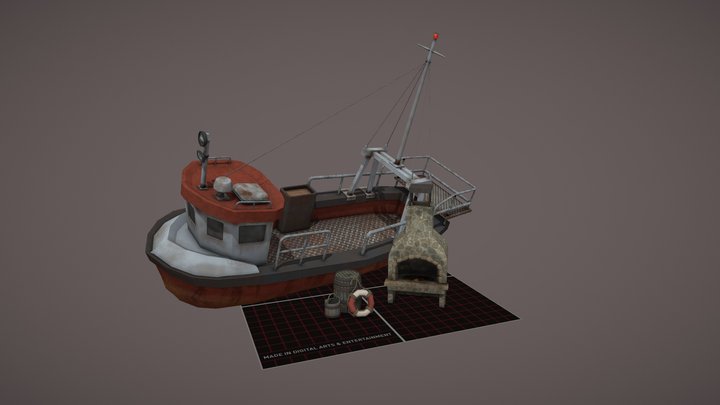 DAE 5 Finished props - By the ocean 3D Model