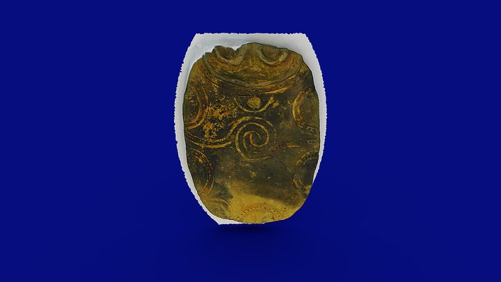 人面付土版（印西市馬場遺跡）観察記録3Dモデル – Free 3D Model STL
