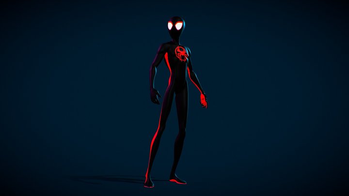 Miles Morales Across The Spider Verse 3D Model