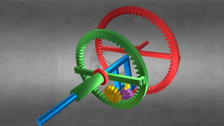 Levai's Epicyclic Planetaries "D" Type – Modello 3D gratuito STL