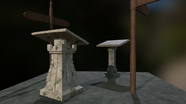 Forgotten Valley: Environment pieces 3D Model