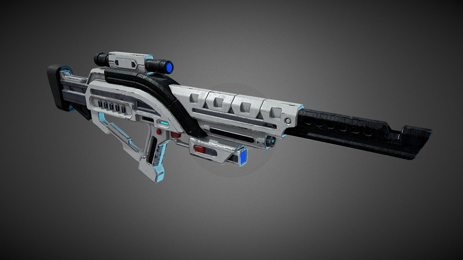 Mass Effect Sniper Rifle - 3D model by Sharpsterman [e0808a6] - Sketchfab