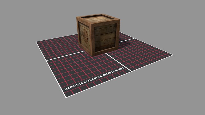 Crate 3D Model