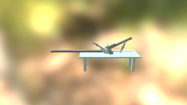 3D Cold Weapon 3D Model