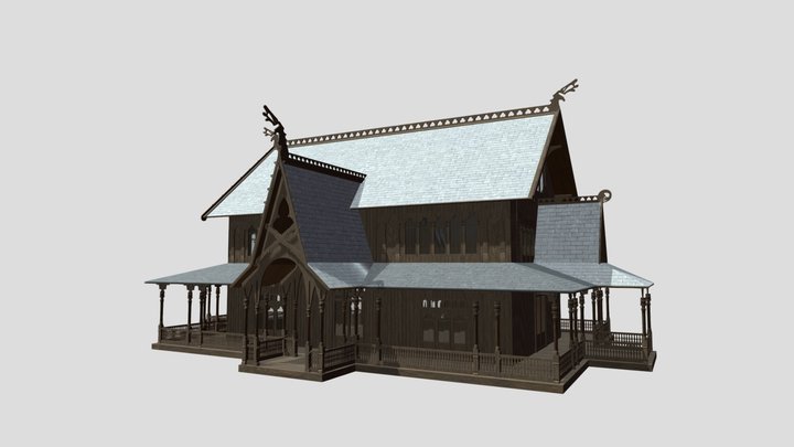 Hasselbakken 3D Model