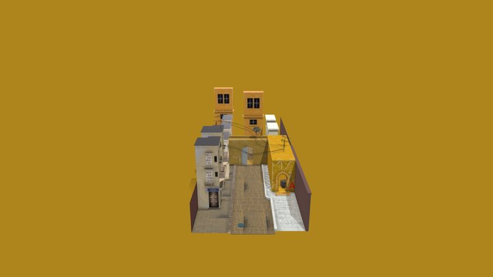Cs:go dust map 3D Model