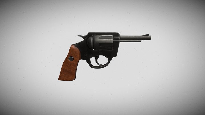 revolver 3D Model