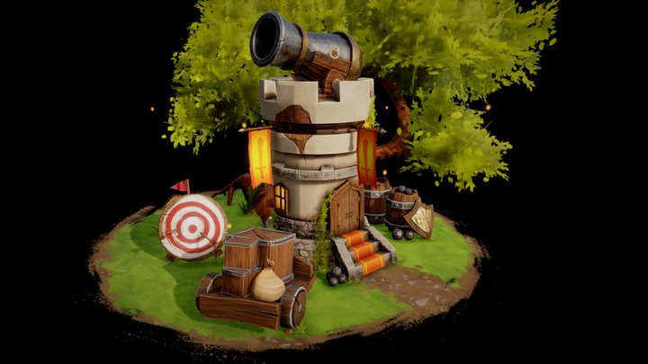 Tower Defence 3D Model