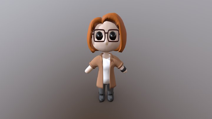 Chibi - Self Portrait 3D Model