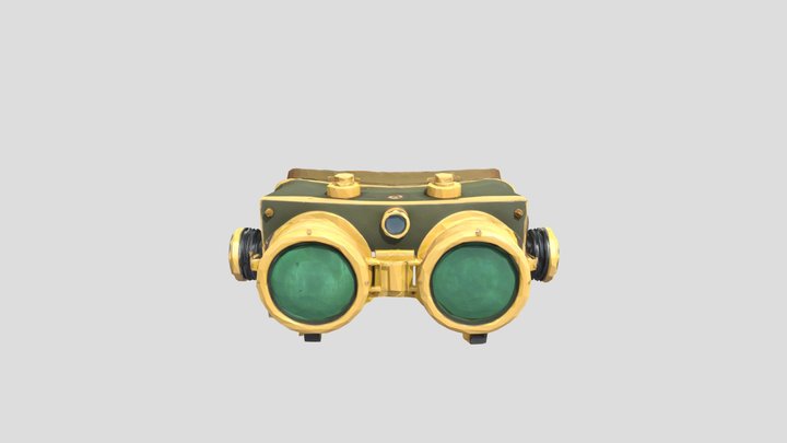 Military Grade Night Visions from 1930's 3D Model