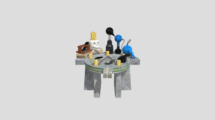Alchemy Necro Texture 3D Model