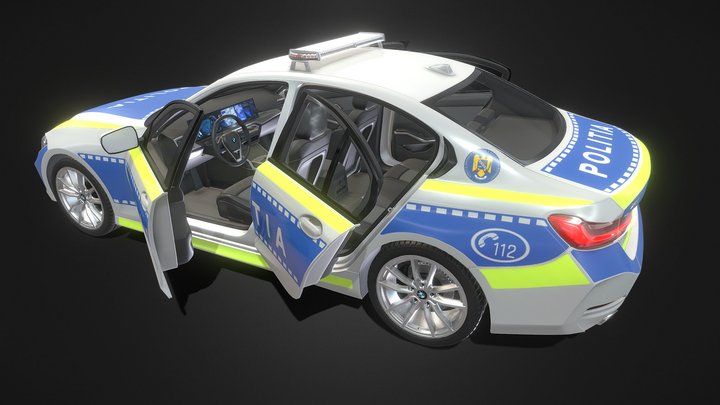 2023 320i xdrive Politia Romana 3D Model