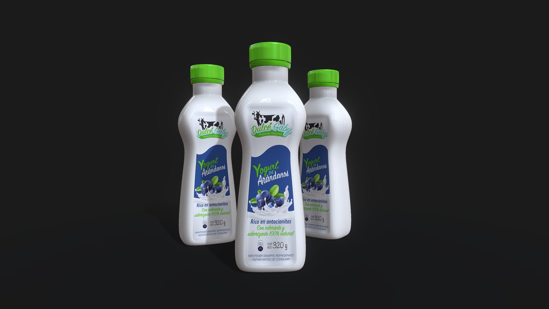 Yogurt Natural de Arándano Dulce Gaby