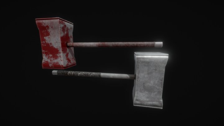 Iron Hammer - Bloody Version Included 3D Model