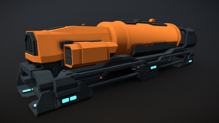GAP Exam - VX-20 Fuel Transport 3D Model