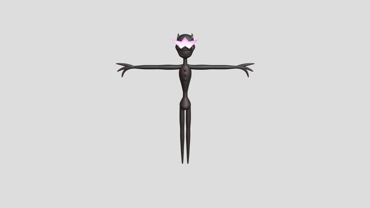 Glossy Puppet 3D Model