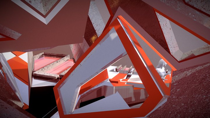 An atmosphere for juxtaposing with uncertainty. 3D Model