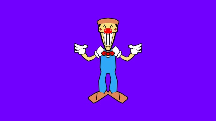 Pizza Head 3D Model