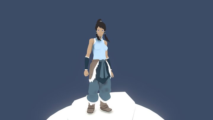 Korra 3D Model