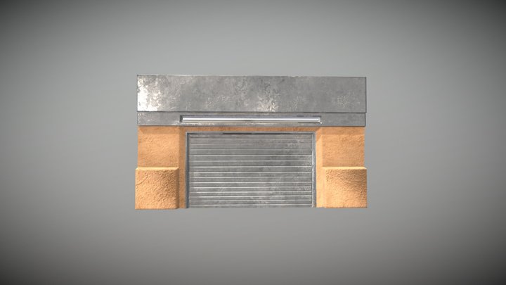 Wall_Shop 3D Model