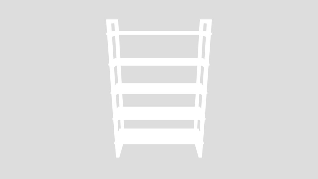 Minimal Wooden Bookshelf Rack