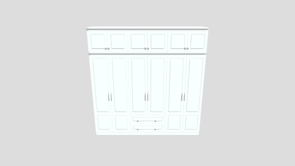 White Wooden Wardrobe