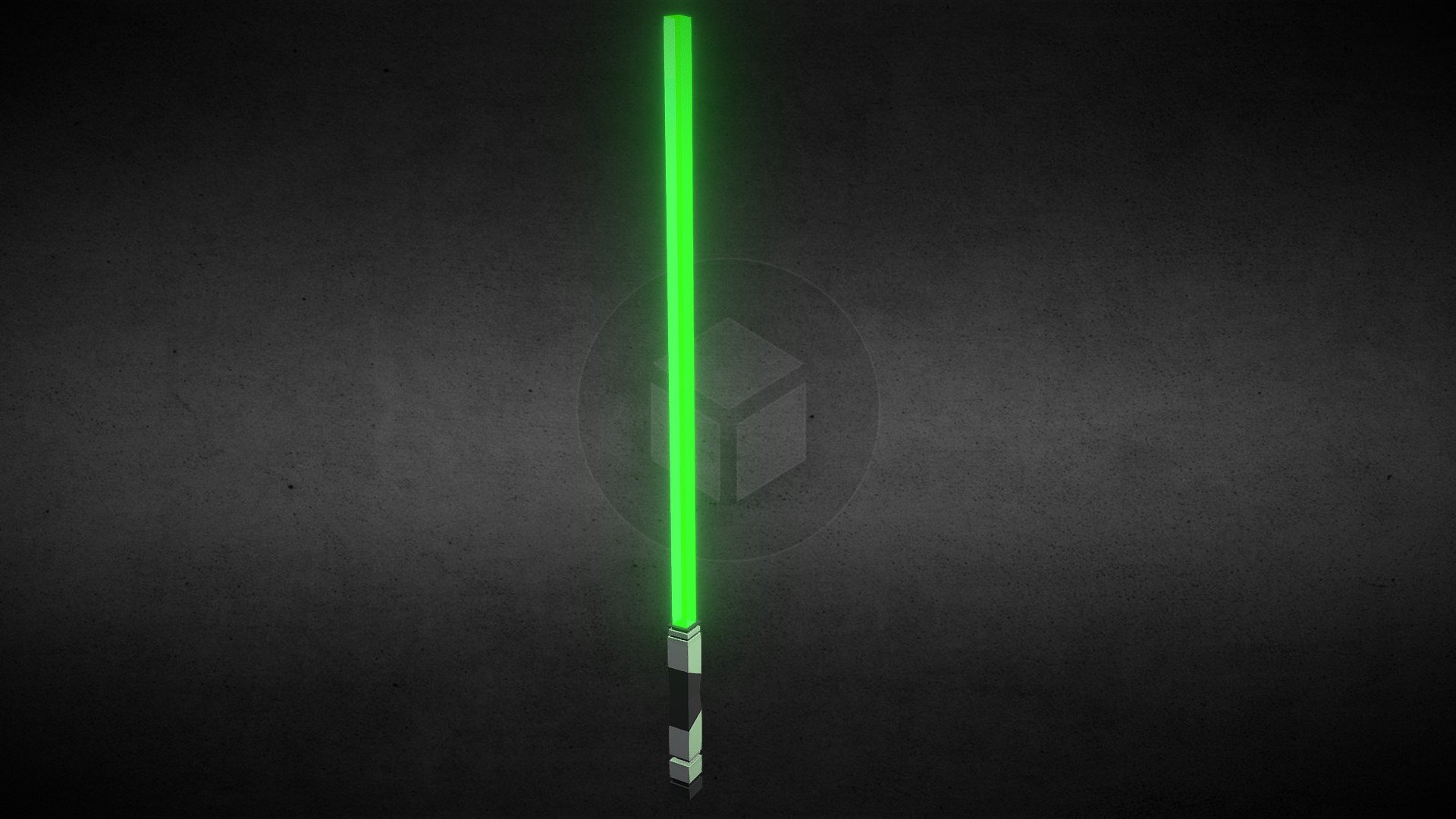 Low Poly Laser Sword