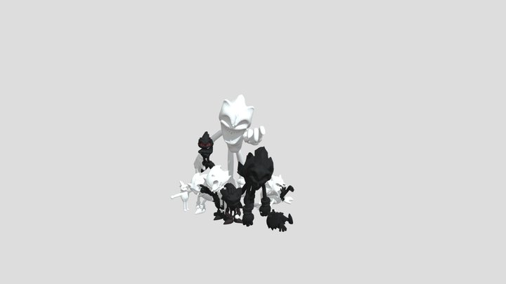 Fnf-sonicexe-pack 3D Model