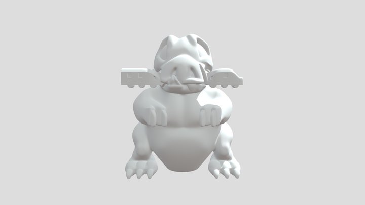 Godzilla 3D Model