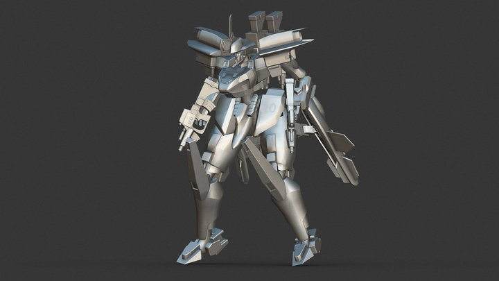 F-18 HMRV Smash Hornet MuvLuv 3D Model