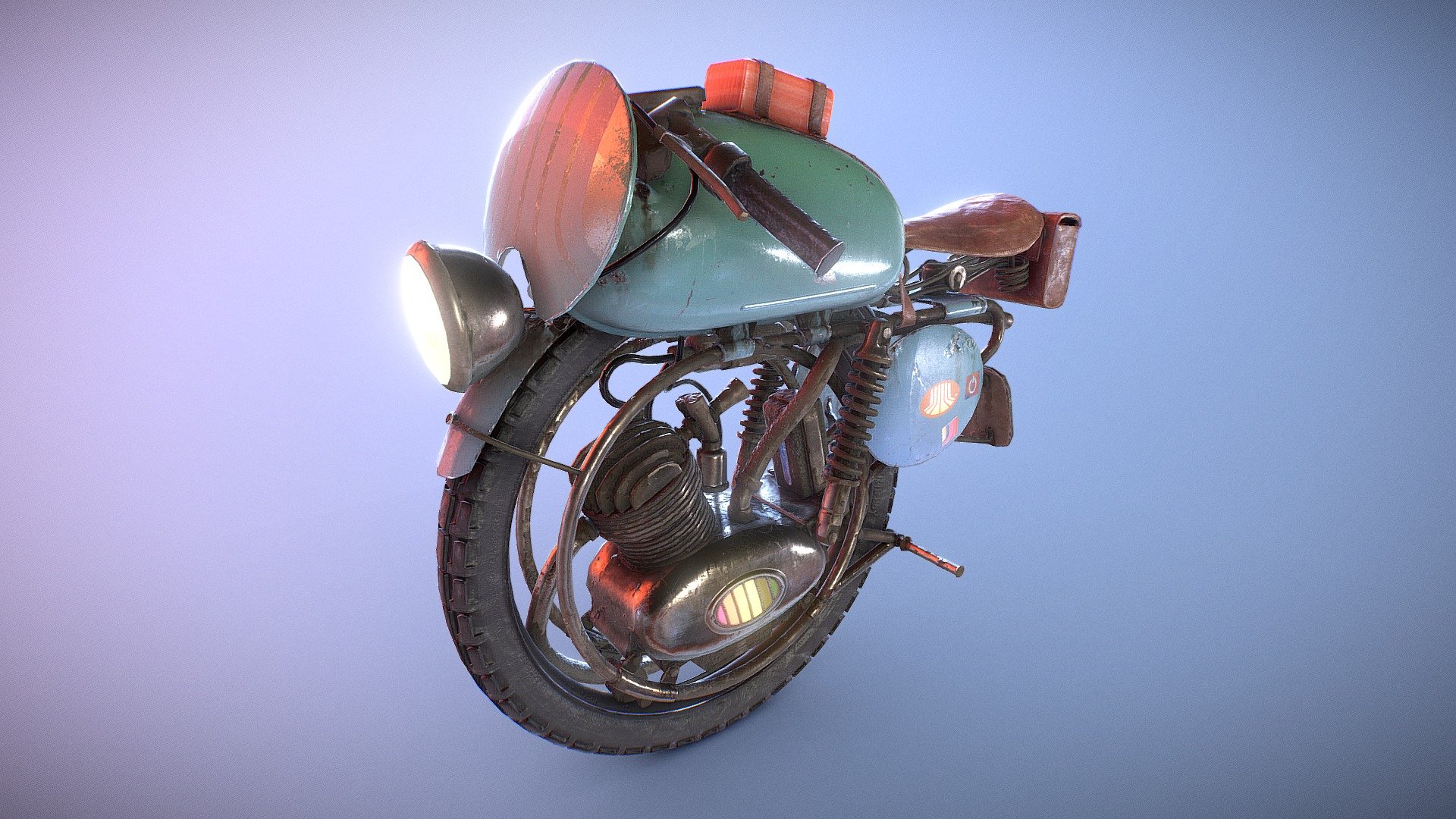 Lightspeed - MonoBike Texturing Challenge