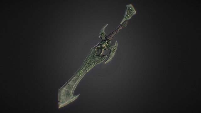 Elemental sword (stone) 3D Model