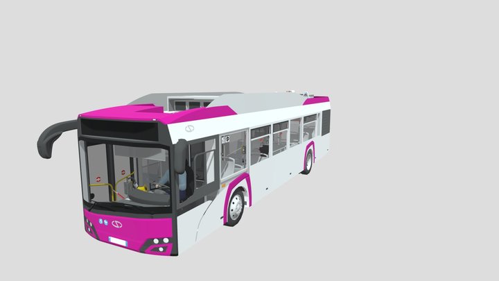 2025 Solaris Urbino 10.5 3D Model