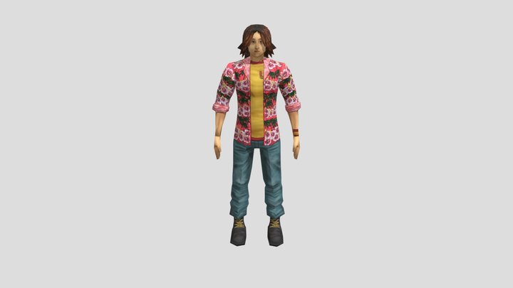 Daisuke from Mouthwashing (Rigged) 3D Model