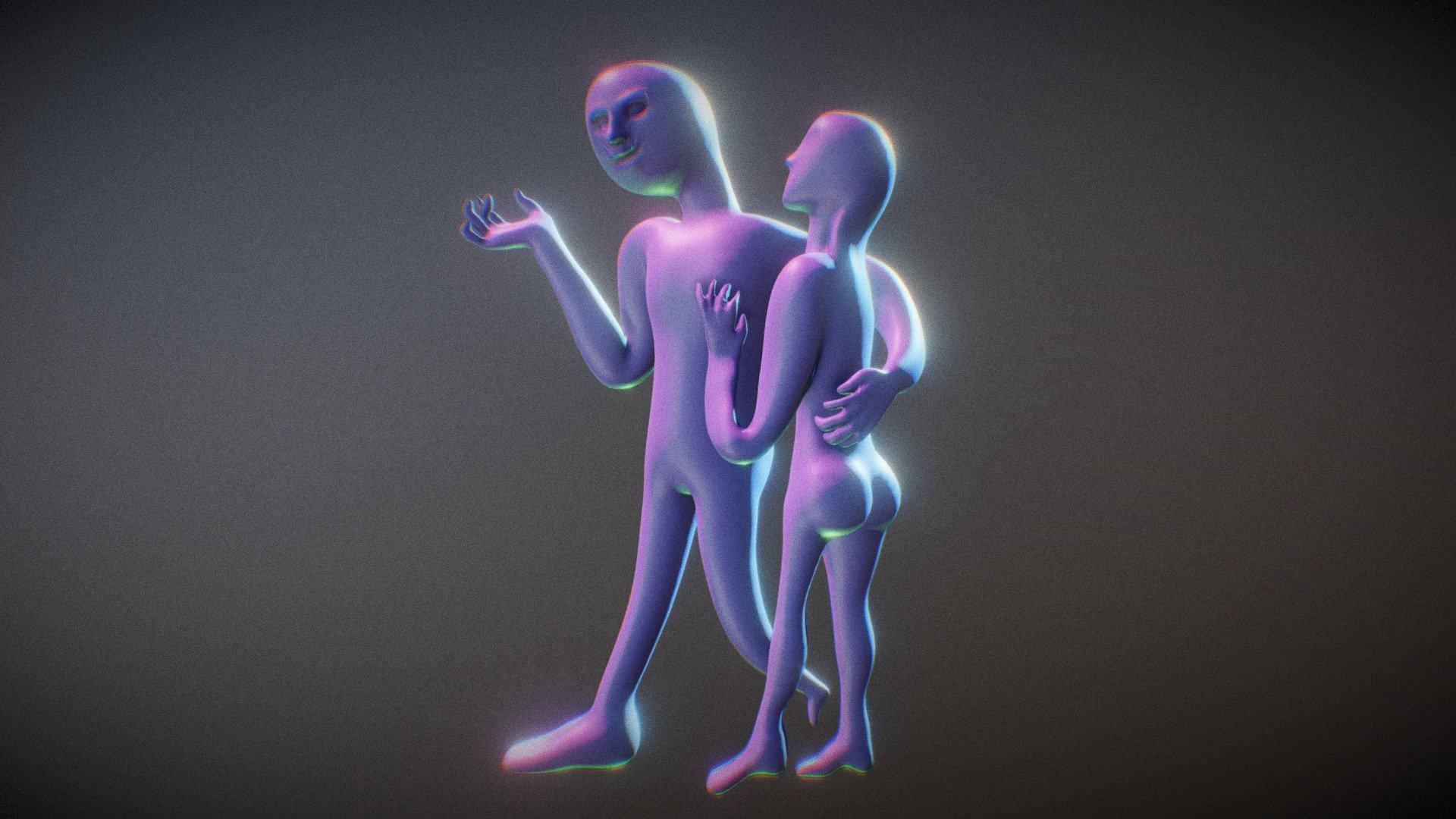 The Dialog - Abstract Sculpture