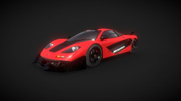 Custom McLaren F1 (1993) 3D Model