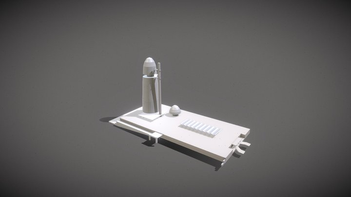 Institute of Statics, architect: Ivan Leonidov 3D Model