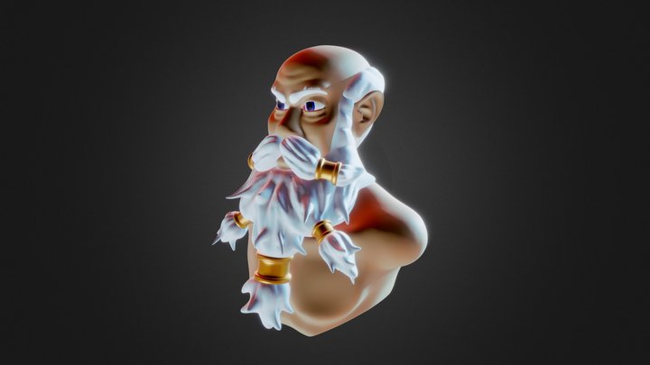 Day8_Beard 3D Model