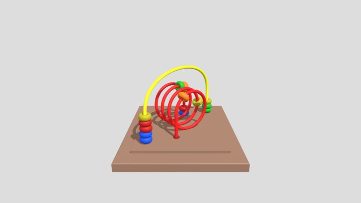 Wire Bead Toy 3D Model