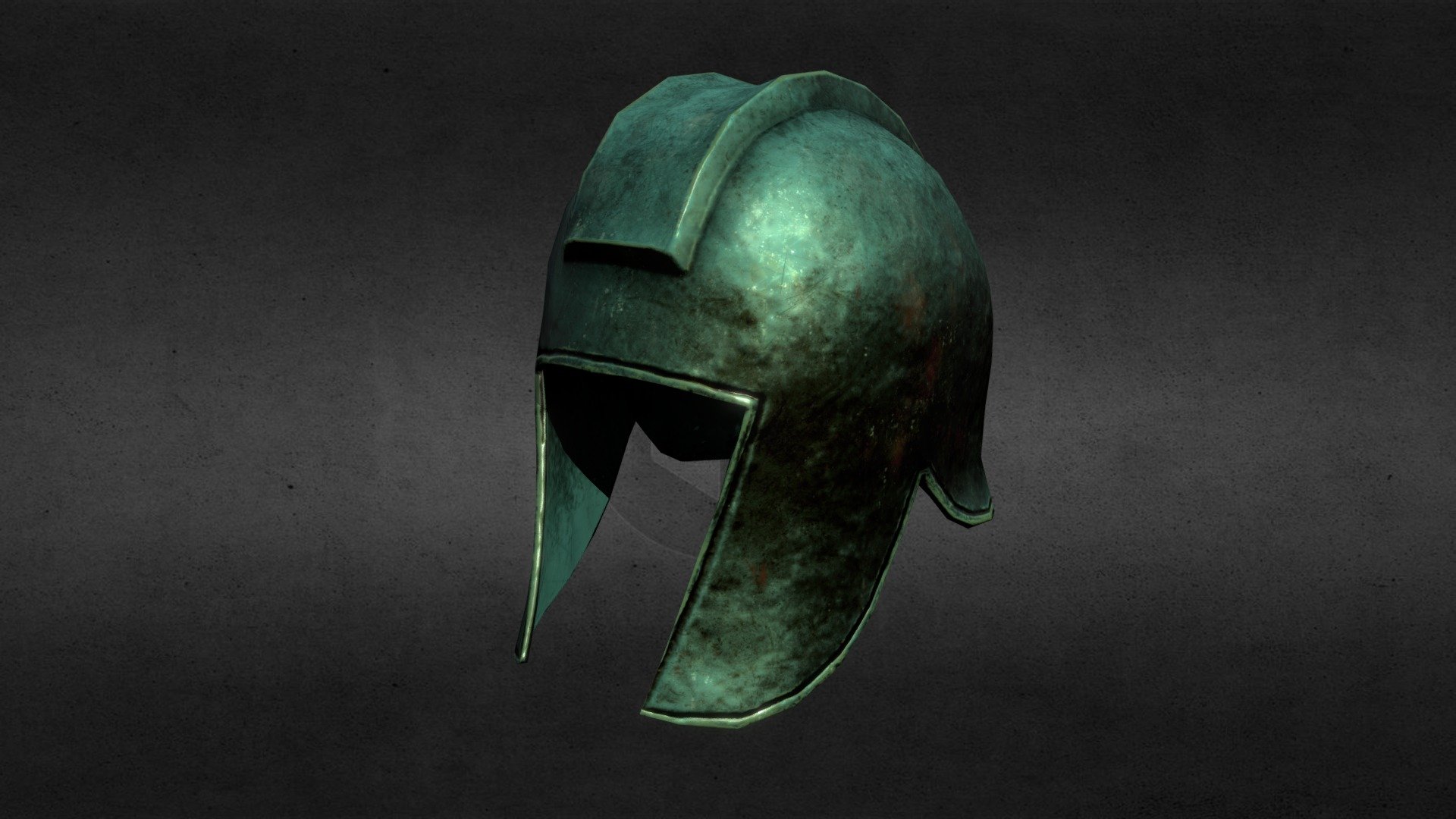 Illyrian Helmet - Low Poly.