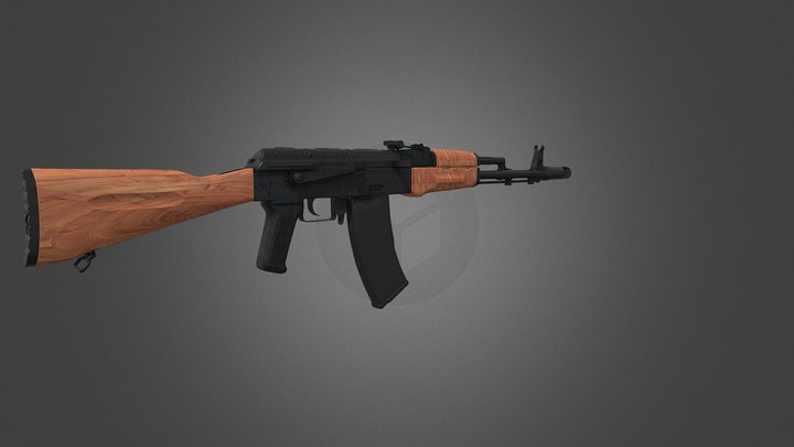 AK-74 3D Model