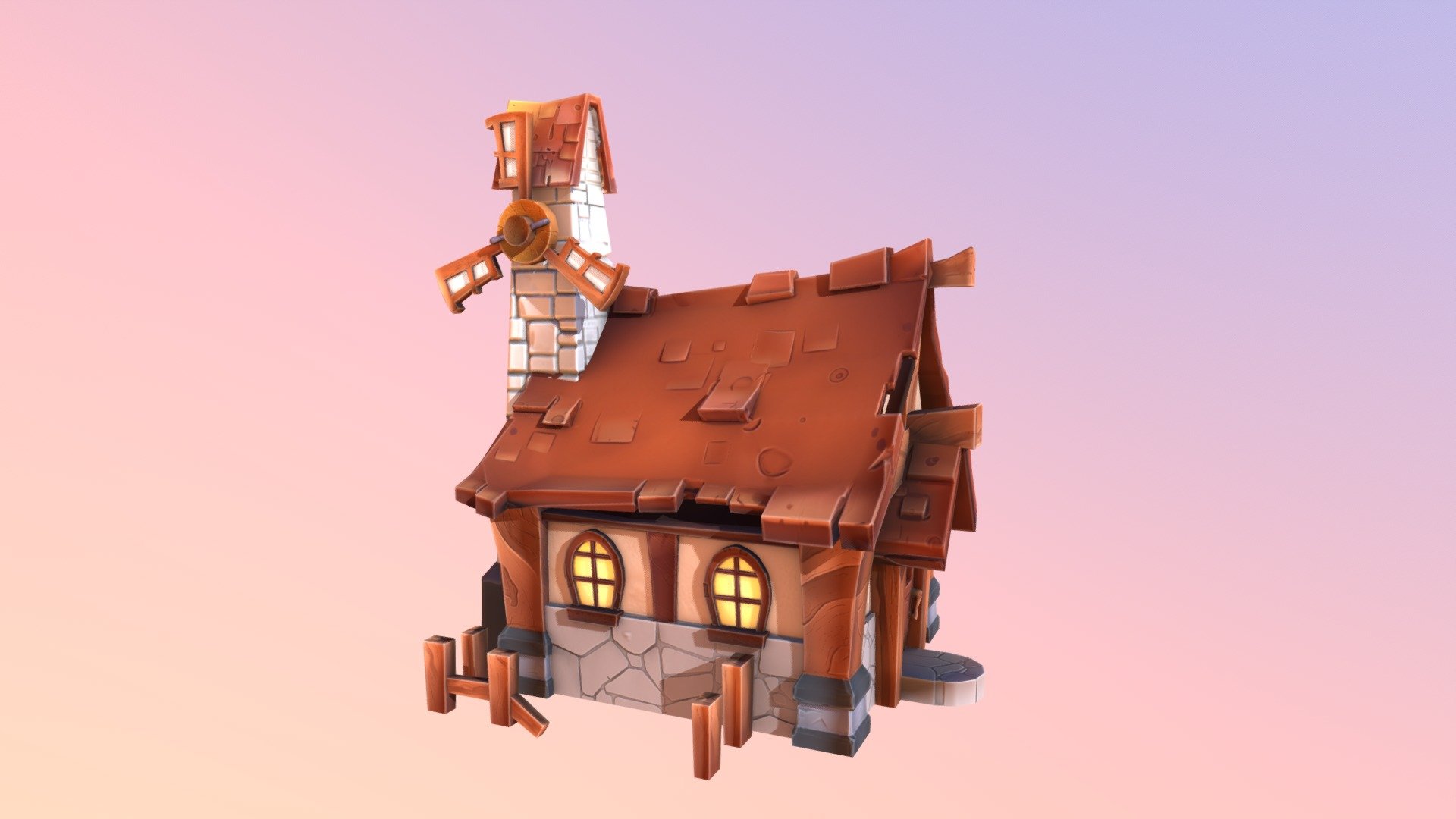 Farmer's House 3D model by Asminae [e094ab1] Sketchfab