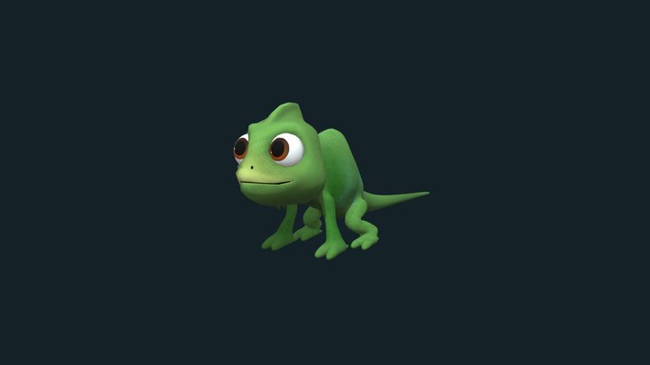 Pascal - Tangled (Disney) 3D Model
