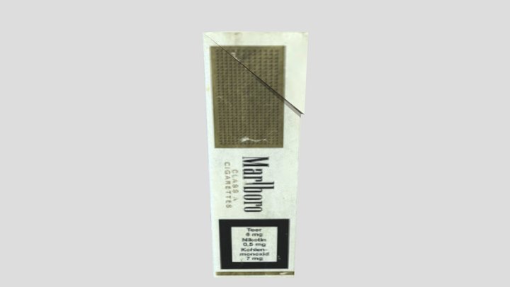 cigarettes pack 3D Model