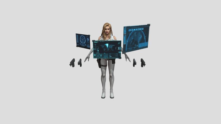 Sharon Carter01 New MFF 3D Model
