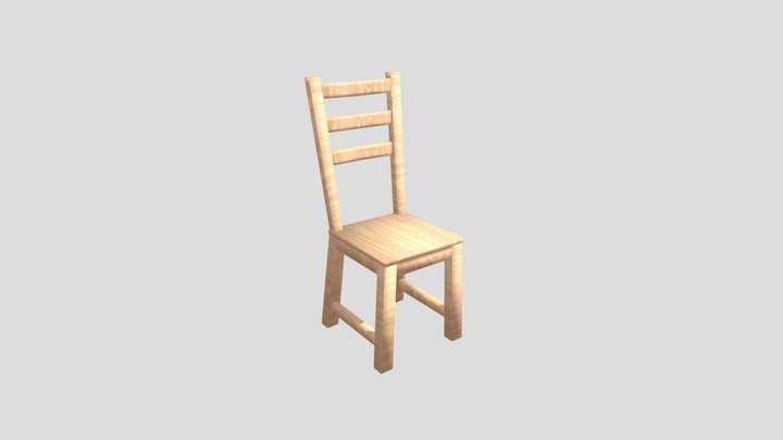 Wooden Chair – Free 3D Model STL