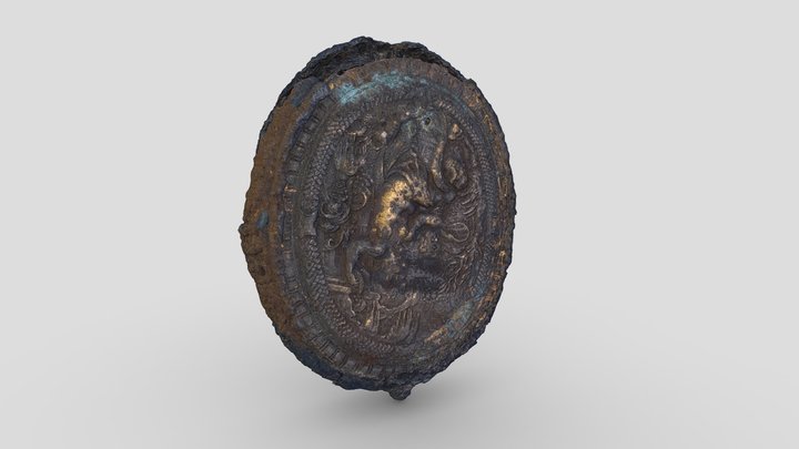 Wax portrait medallion (1575-1600) – Modelo 3D gratuito STL