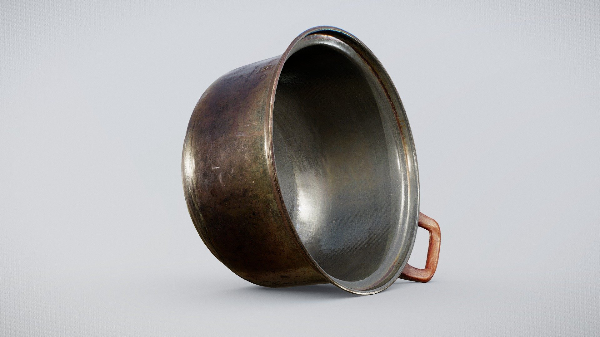 Old Sauce Pan Buy Royalty Free 3D model by inciprocal (inciprocal